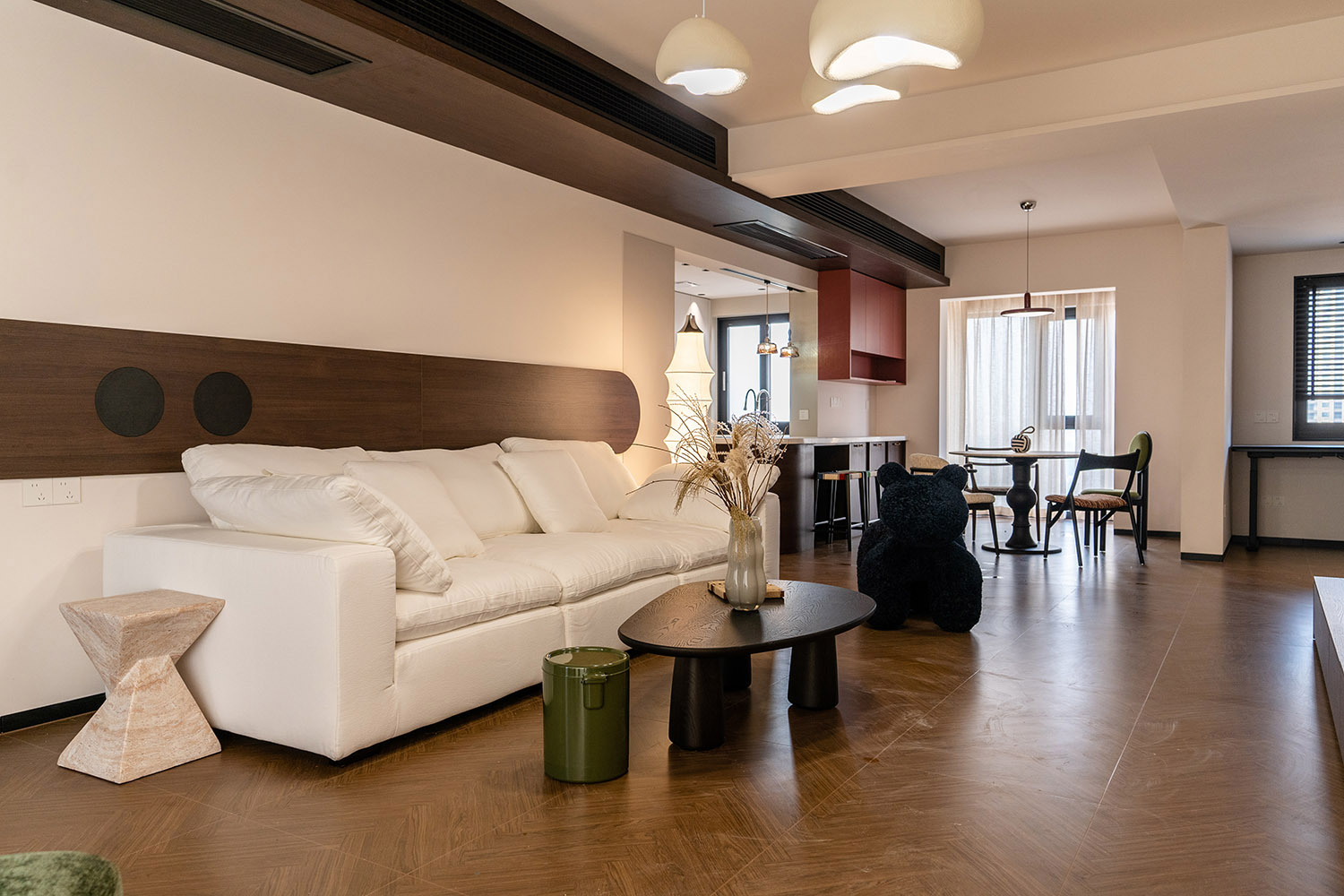 株洲家博整裝中央小鎮(zhèn)142㎡ 中古風格裝修賞析